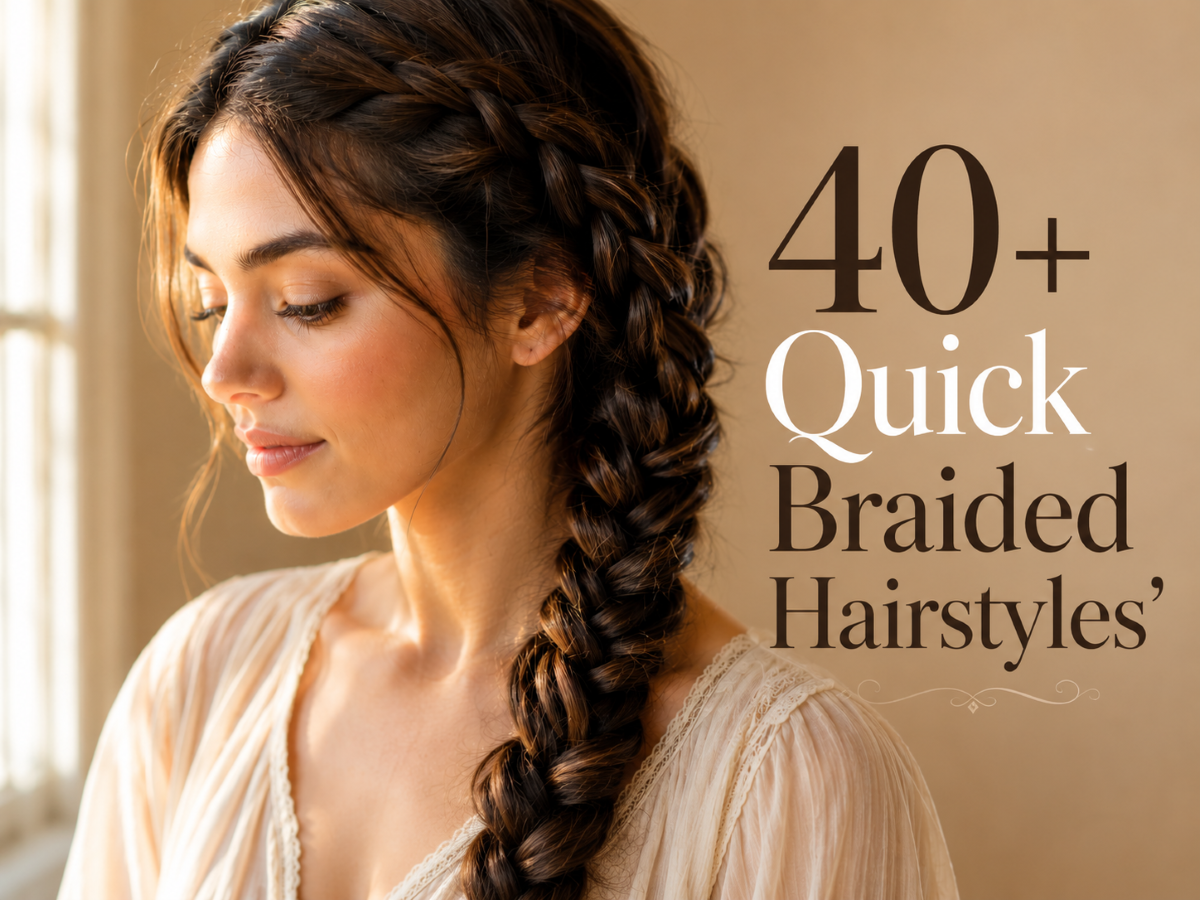 40+ Quick Braided Hairstyles