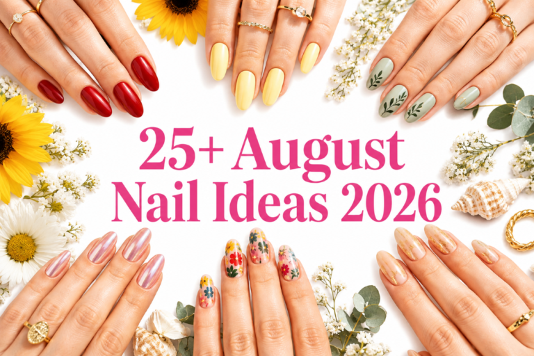25+ August Nail Ideas 2026: Trendy Manicure Inspiration You’ll Want to Save